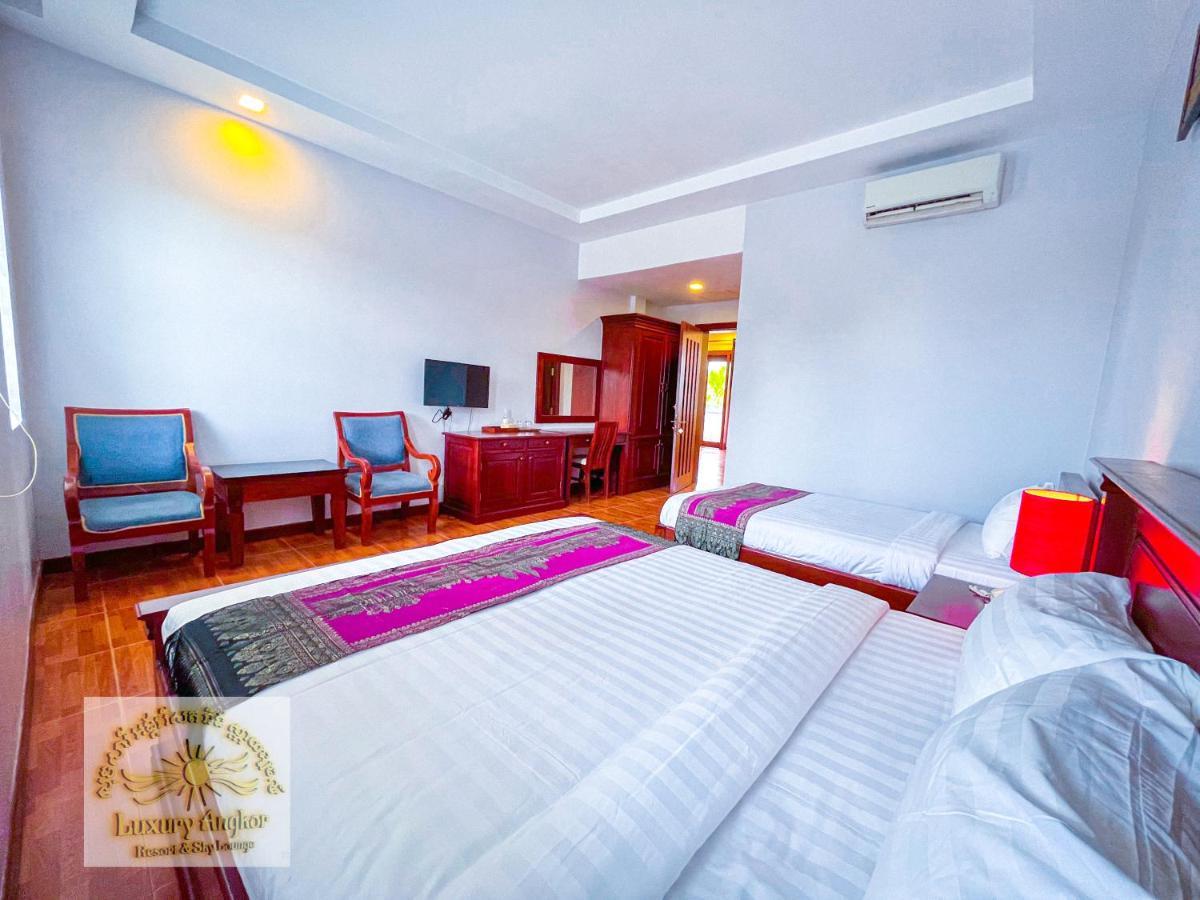 Luxury Angkor Resort & Sky Lounge Sziemreap Kültér fotó