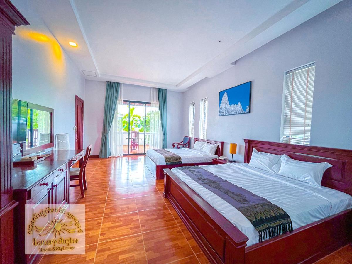 Luxury Angkor Resort & Sky Lounge Sziemreap Kültér fotó